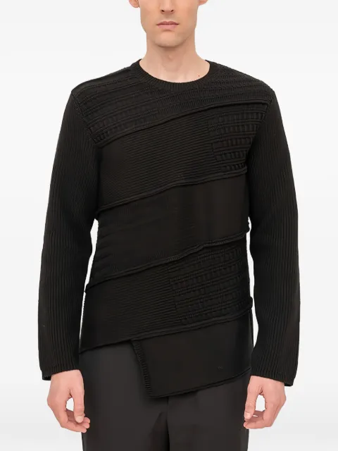 Black Comme Des Garçons crew-neck sweater Black UNISEXSWEATER