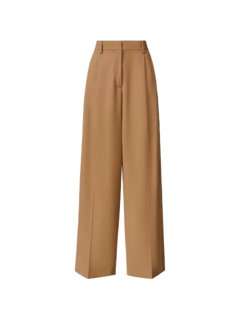 Fabiana Filippi pleated wide trousers Brown PAD266F367L7640000