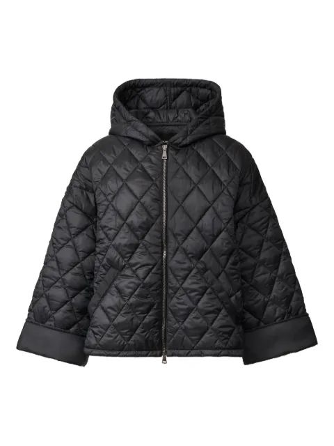 Fabiana Filippi quilted hooded jacket Black CTD266F427L8920000