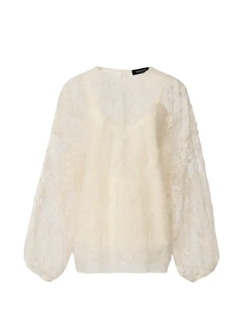 Fabiana Filippi lace blouse Neutrals TPD276F749D9710000