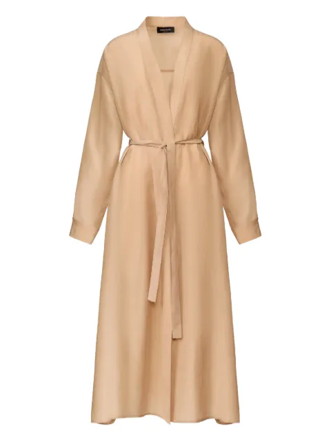 Fabiana Filippi belted coat Neutrals CAD266F181D9540000