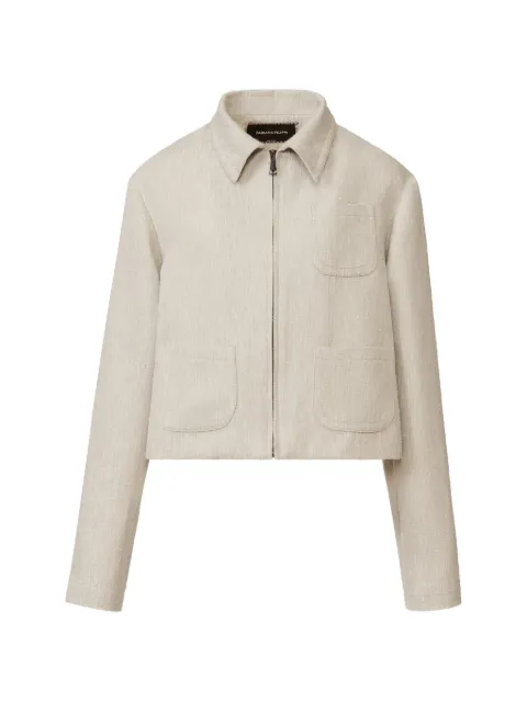 Fabiana Filippi Pocket zip jacket Grey GCD266F208L7820000