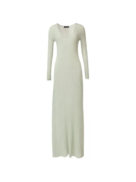 Fabiana Filippi long-sleeve knitted dress Green ABD266F164D2900000