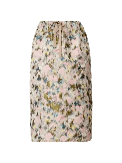 Fabiana Filippi floral print tie skirt Pink GND276F848D9490000