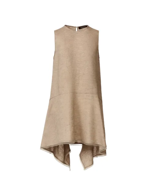 Fabiana Filippi asymmetric panel top Neutrals TPD276F743M161