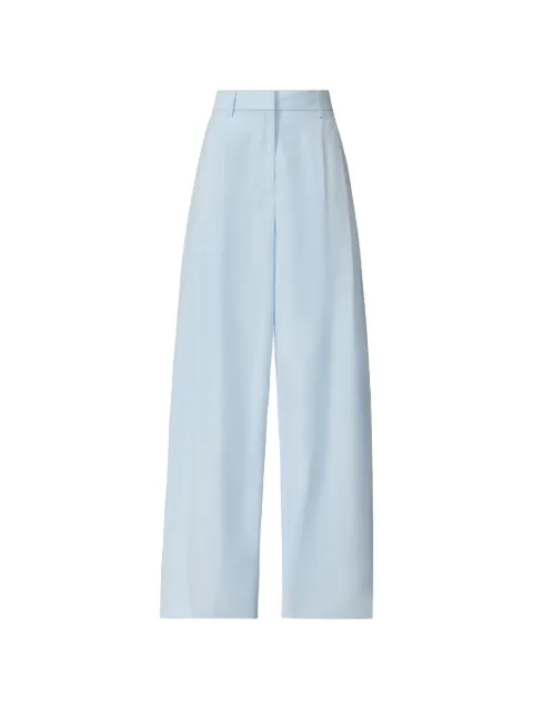 Fabiana Filippi belt-loop pleated trousers Blue PAD276F367M1290000