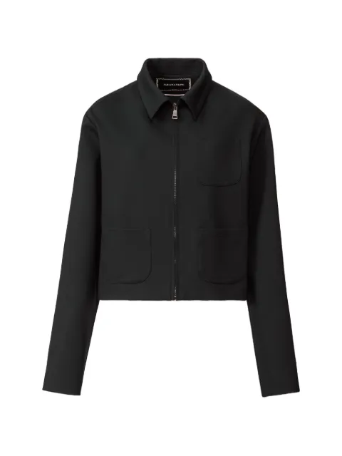 Fabiana Filippi patch-pocket zip jacket Black GCD266F208L7470000