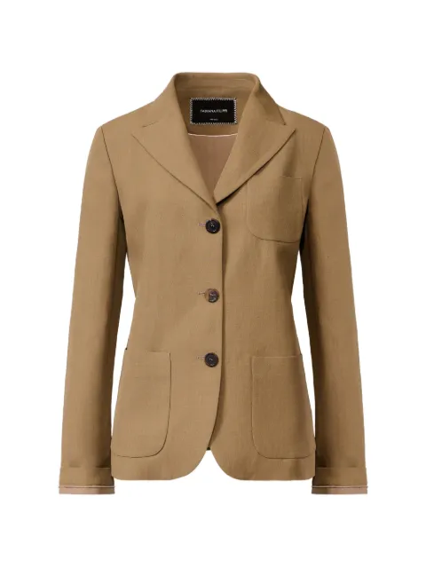 Fabiana Filippi button front jacket Neutrals GCD276F662D5440000
