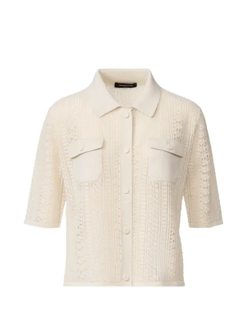 Fabiana Filippi pocket knitted shirt Neutrals MAD276F479M1320000
