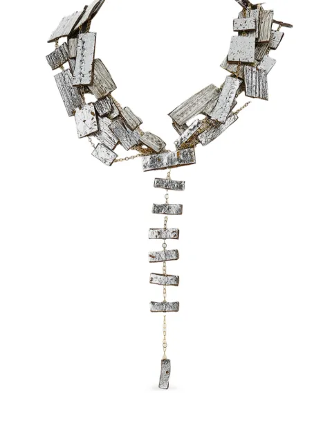 GFW asymmetric necklace Silver COLLANA2