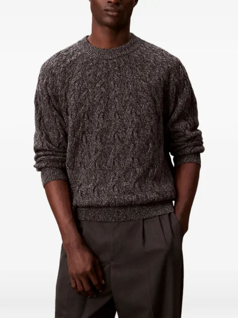 Calvin Klein cable-knit sweater Grey LV04LE304GP7E