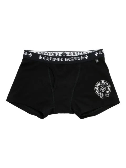 Chrome Hearts logo boxers Black CHRM0478