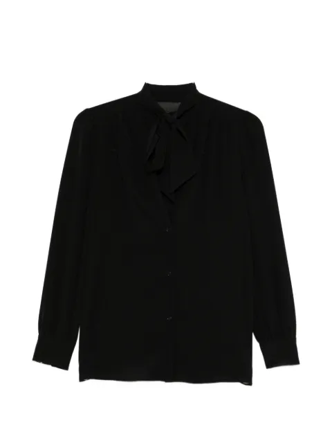 Nili Lotan tie-neck shirt Black 13413W325