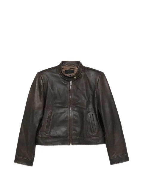 Nili Lotan leather jacket Brown 13517L235