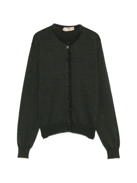 Valentino Garavani Pre-Owned 1980s buttoned cardigan Green VA250ZQ