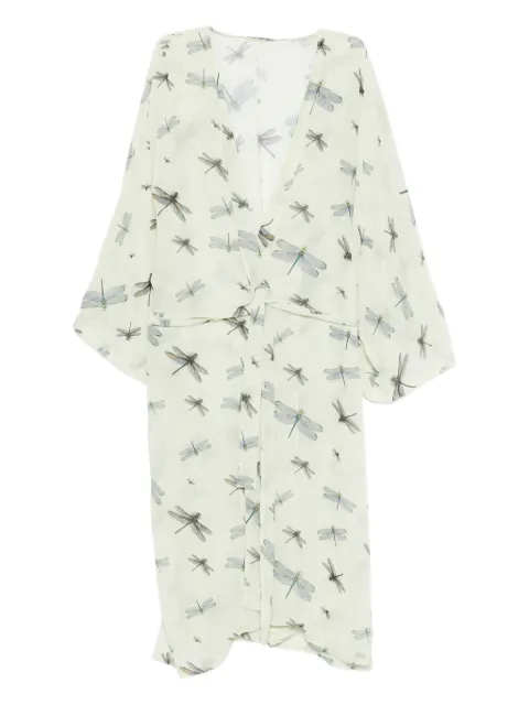 Parlor dragonfly-print jacket Green 202511
