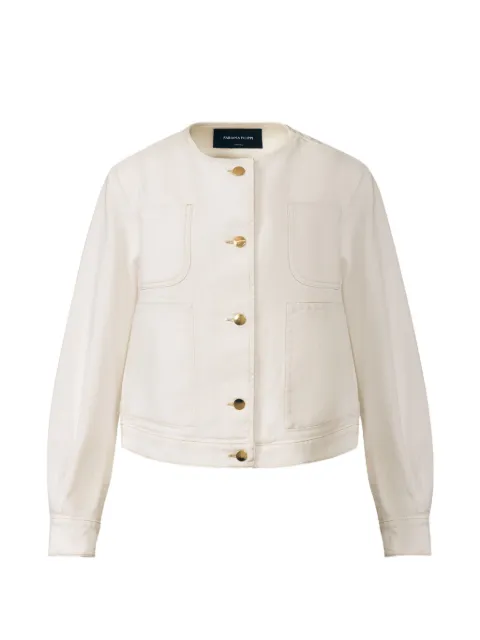Fabiana Filippi patch-pocket button jacket White GCD276F658M1370000