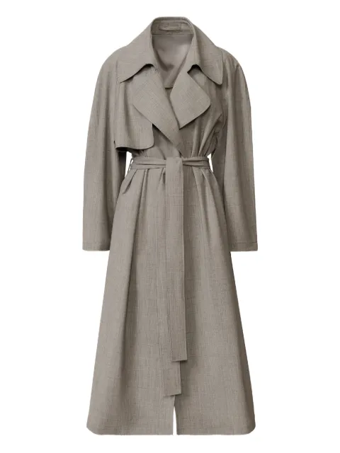 Fabiana Filippi belted collar trench coat Grey CTD266F244L7630000