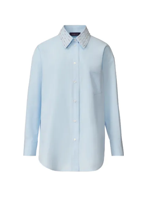 Fabiana Filippi embellished collared shirt Blue CAD276F416M1600000