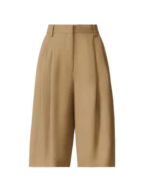 Fabiana Filippi pocket pleated shorts Brown PAD276F794M1500000