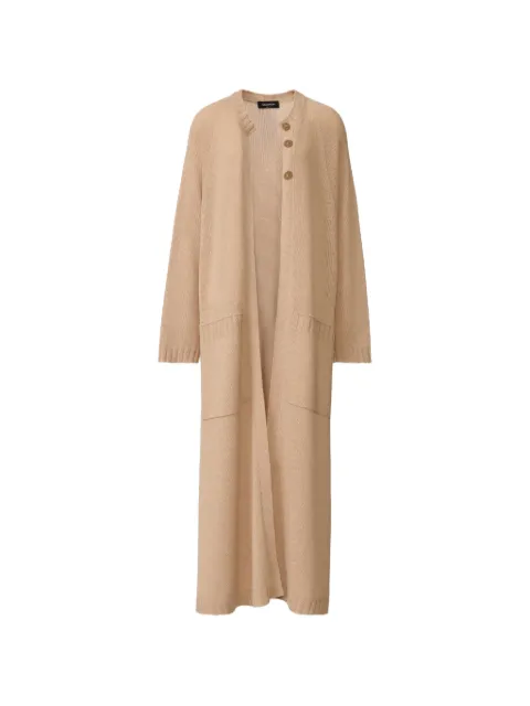 Fabiana Filippi button patch-pocket cardigan Brown MAD266F026N1280000
