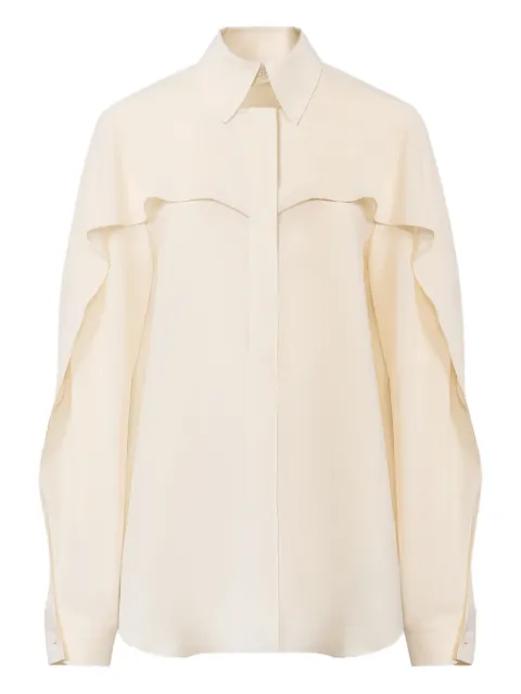 Fabiana Filippi ruffled sleeve shirt Neutrals CAD266F315D943