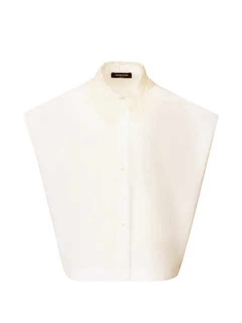 Fabiana Filippi lace collared shirt White CAD276F762M1760000