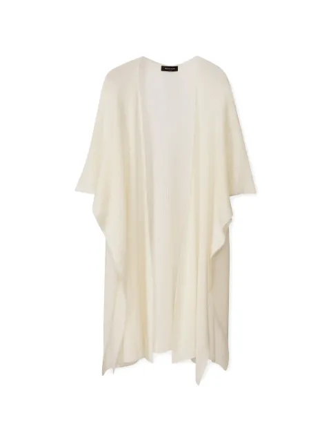 Fabiana Filippi fine-knit cape Neutrals SAD266A882L7950000