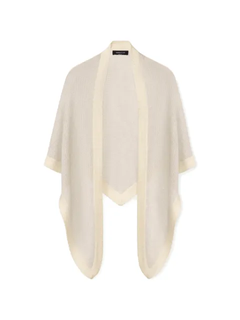 Fabiana Filippi contrast-trim scarf Neutrals SAD266A879L9340000
