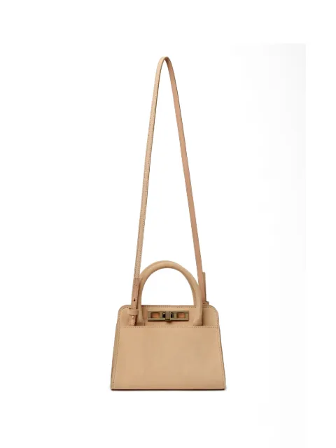 Fabiana Filippi turn-lock suede tote bag Neutrals BGD266A853M0000000