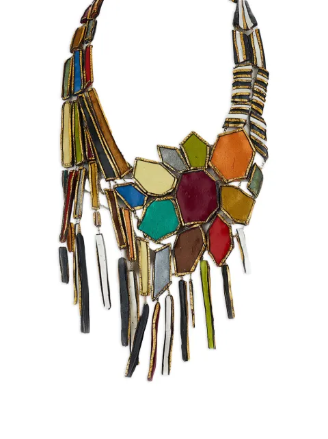 GFW handmade geometrical-shapes necklace Gold COLLANA10