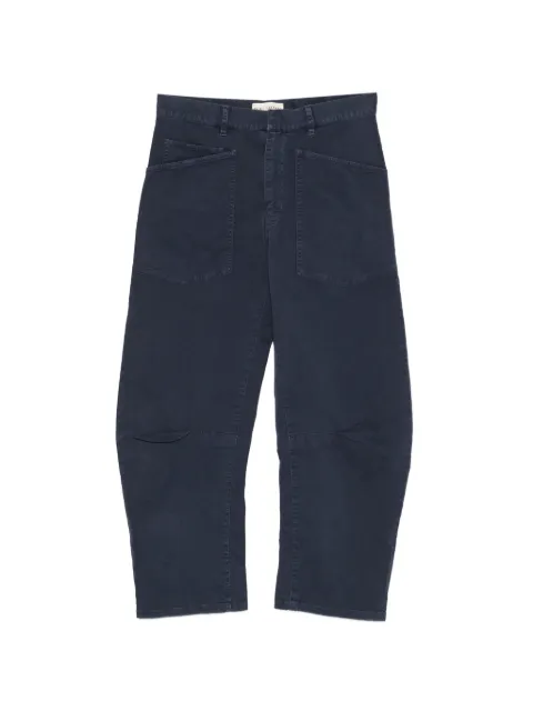 Nili Lotan patch-pocket trousers Blue 10193W12