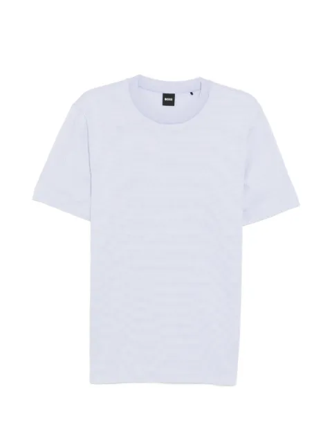 BOSS cotton T-shirt Blue 50555163