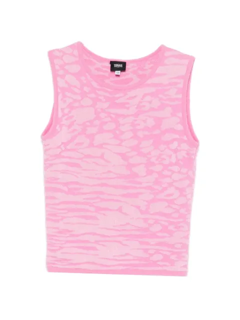 Versace Pre-Owned 2000s patterned tank top Pink VE250ZO
