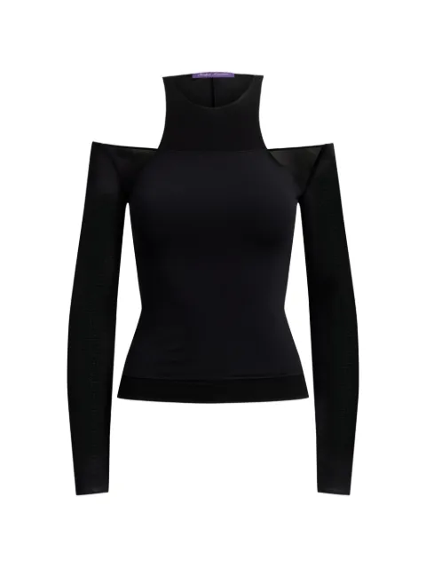 Ralph Lauren Collection Maxine layered racerback top Black 290P13003001