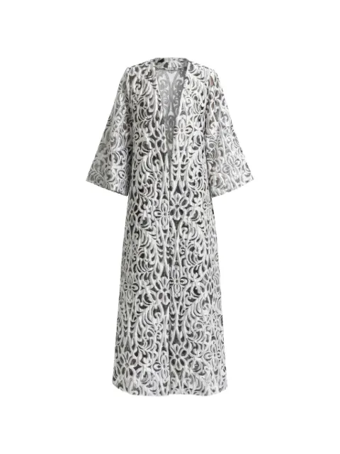 Gemy Maalouf structured cape White GMCP257524KM
