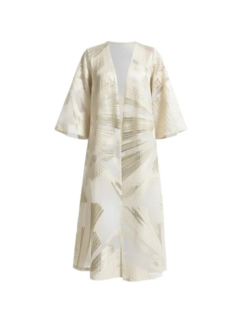Gemy Maalouf structured cape Neutrals GMCP257523KM
