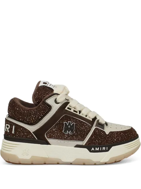 AMIRI MA-1 embellished logo sneakers Brown AMSNSN1020