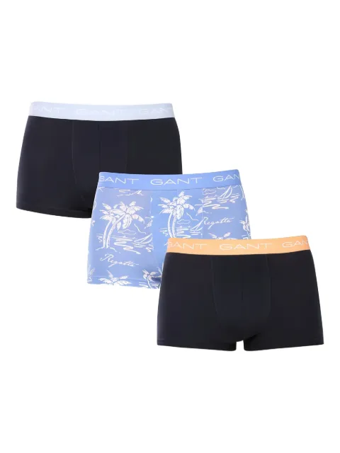 Gant island print trunk (pack of three) Blue 902523023419