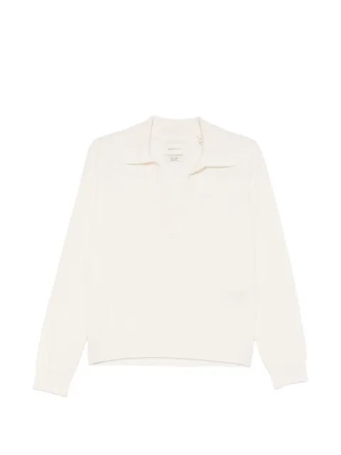 Gant polo-collar sweater Neutrals 4805395