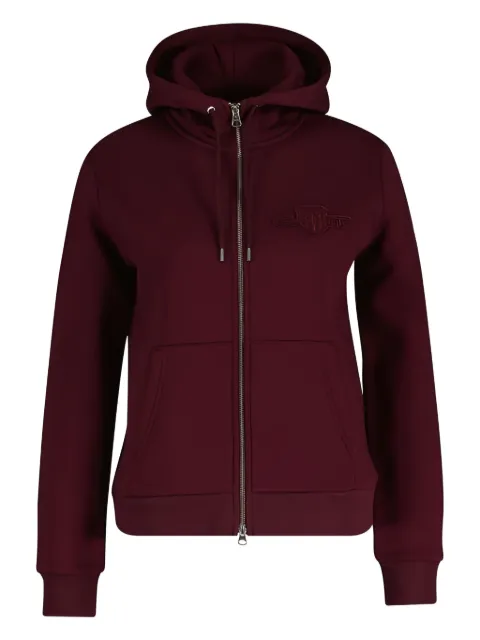 Gant Shield zip hoodie Red 4202588656