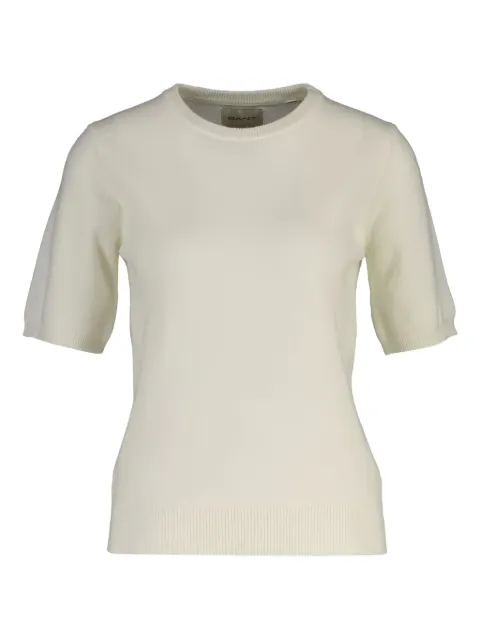 Gant lambswool T-shirt Neutrals 4805351130