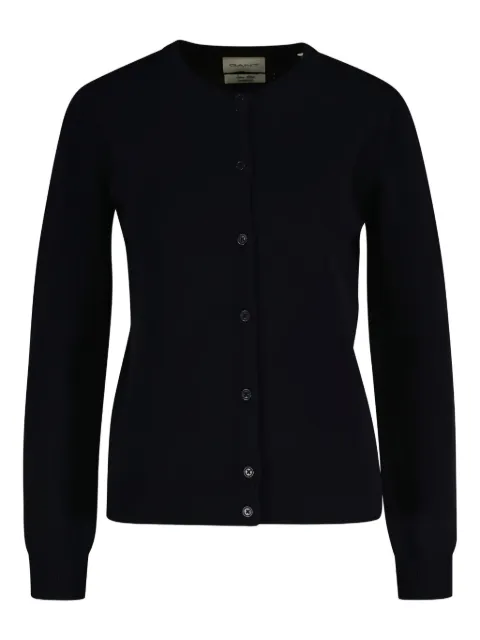 Gant lambswool knitted cardigan Blue 4805354433