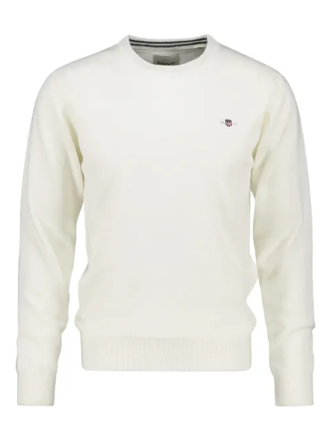 Gant c-neck superfine lambswool sweater White 87211