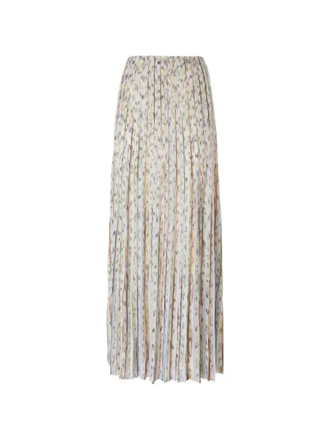 Missoni sequin-embellishment pleated maxi skirt Neutrals DS26SH13BK01H1