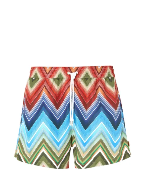 Missoni zigzag-print swim shorts Blue BS26SP00BW010R