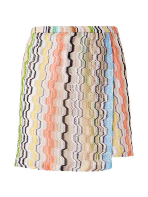Missoni Zigzag mini skirt Neutrals MC25SH00BR015E