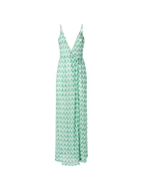 Missoni long cover-up in viscose with floral pattern White MS26SQ01BR014I