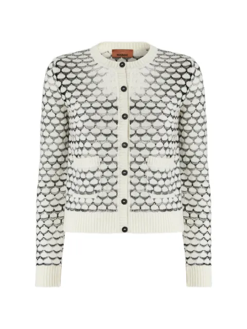 Missoni patterned knit cardigan White DS26SM0BBK01HC