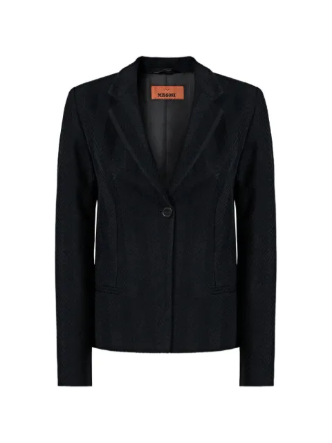 Missoni zigzag-pattern blazer Black DS26SF03BR0122